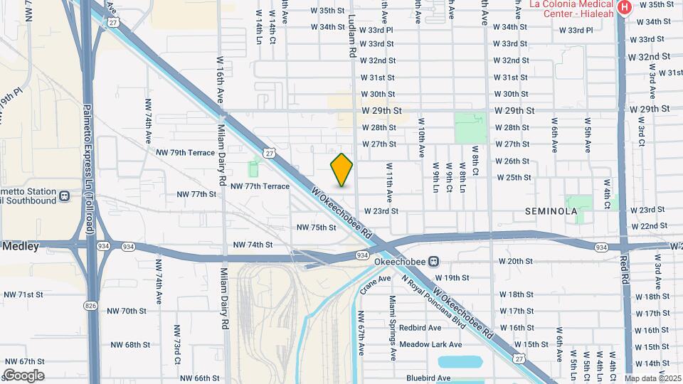 1245 W 24th St Map and Location Details