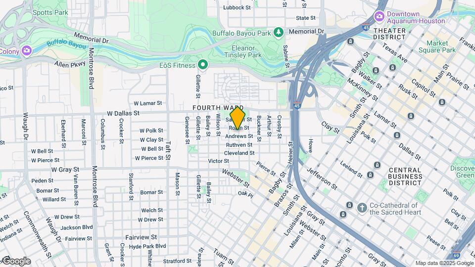1204 Andrews St Map and Location Details