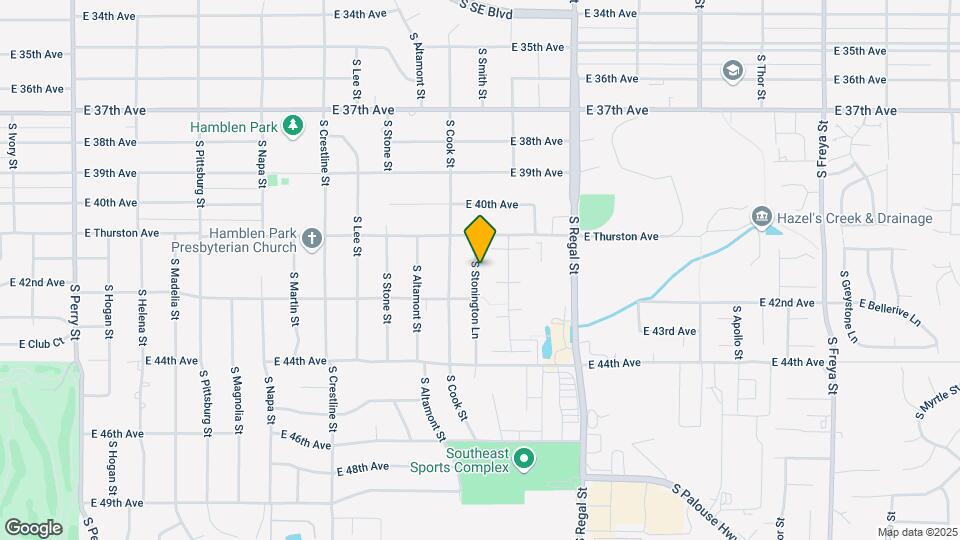 4123 S Stonington Ln Map and Location Details