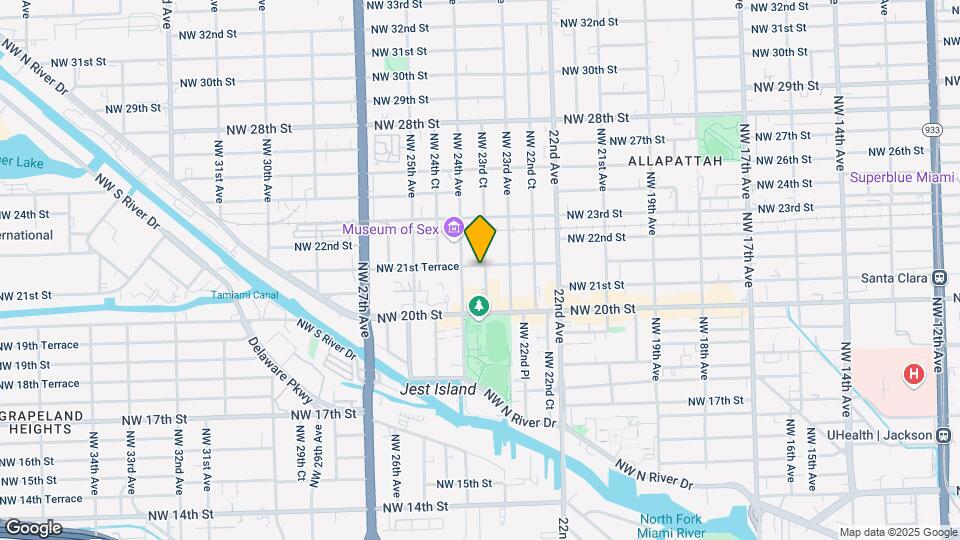 2140 NW 23rd Ct Map and Location Details