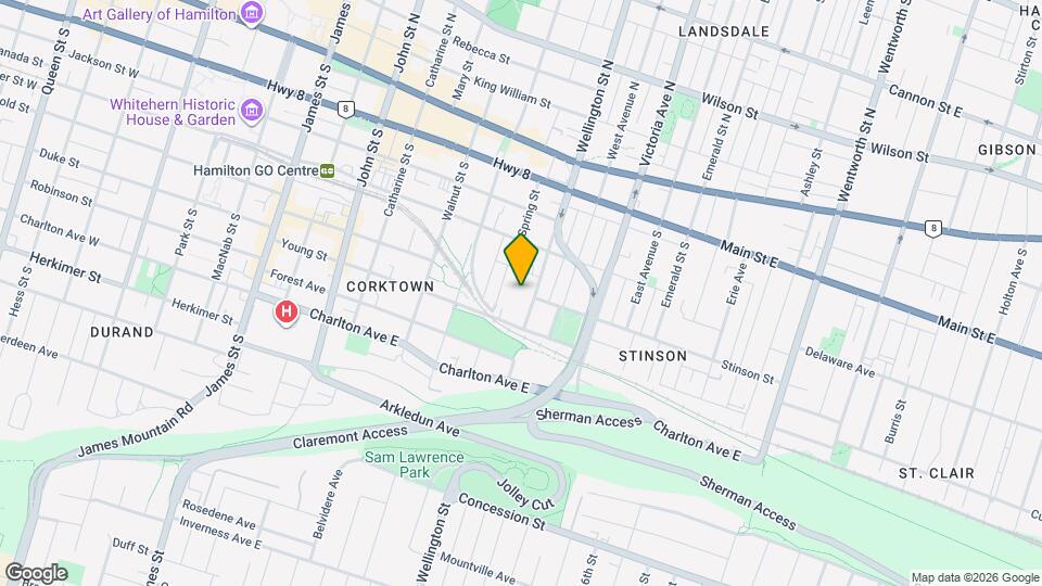 128 Wellington St S Map and Location Details