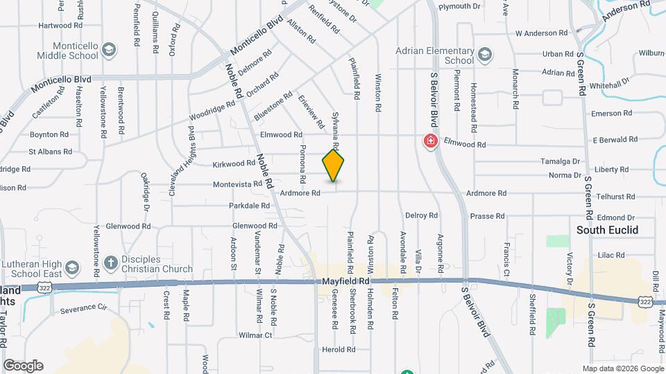 4031 Ardmore Rd Map and Location Details