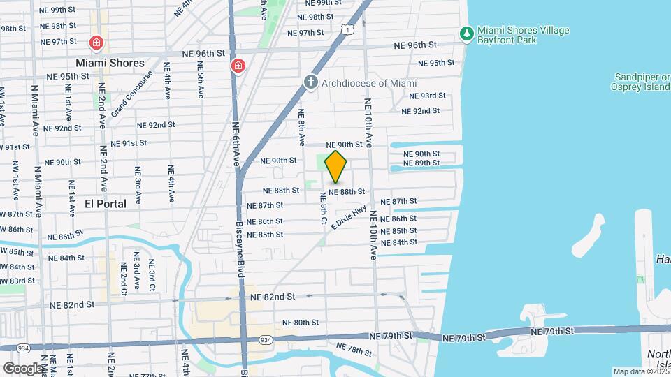 887-921 NE 88th St Mapa y Detalles de la Ubicación