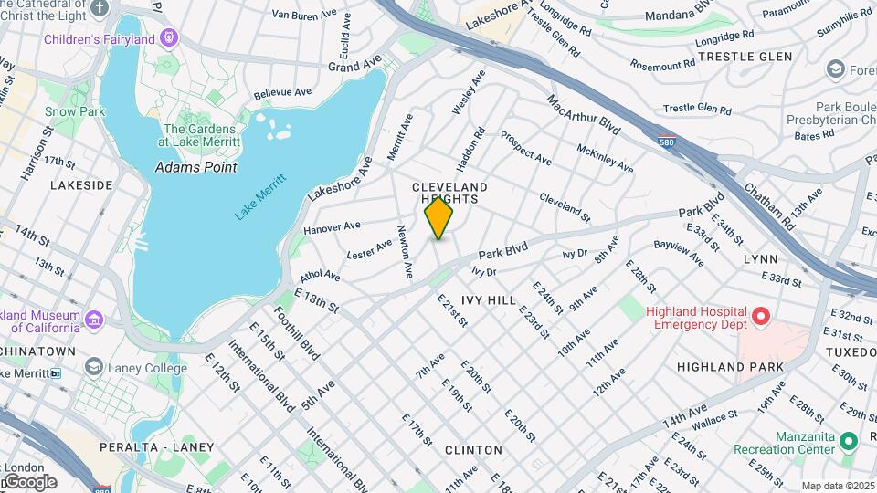 340 Haddon Rd Map and Location Details
