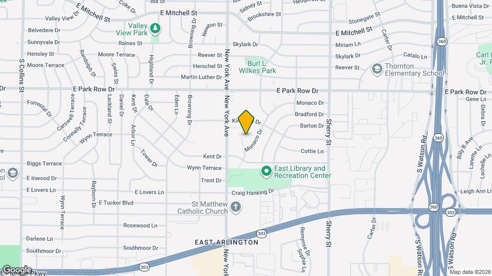 1605 Mignon Dr Map and Location Details