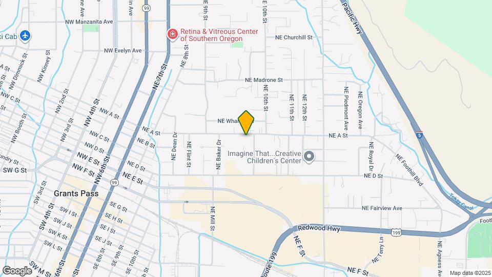 851 NE A St Map and Location Details