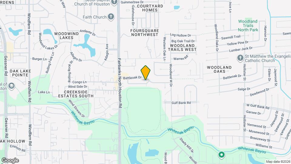 7235 Battle Hills Dr Map and Location Details