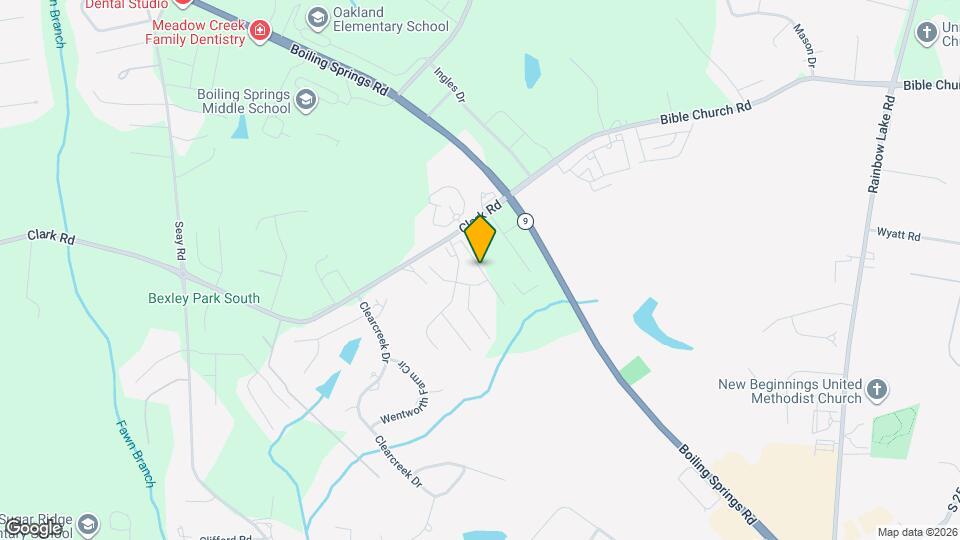 1317 Wunder Way Map and Location Details