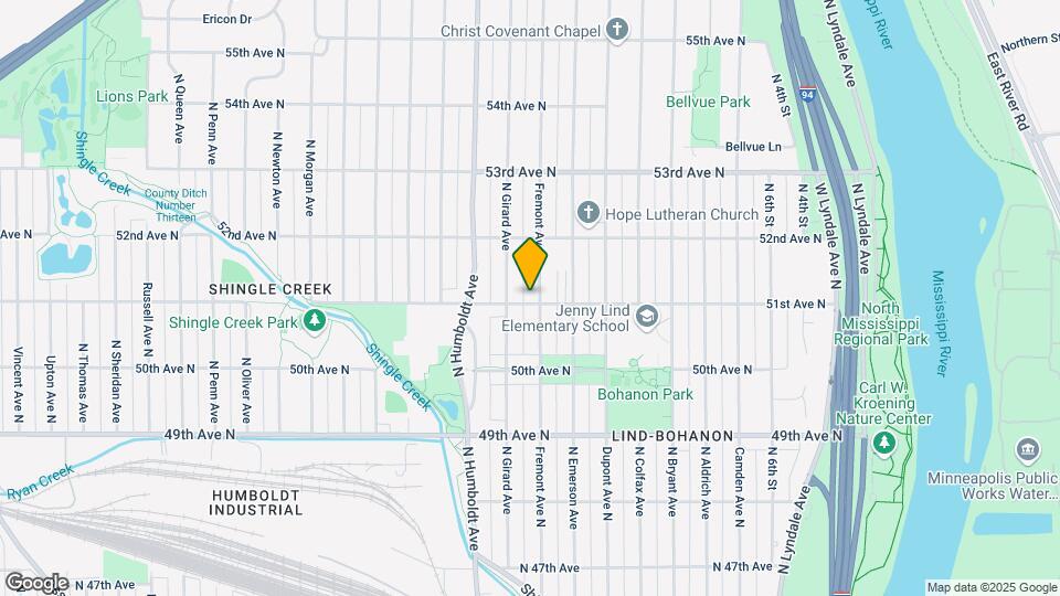 5101 Fremont Ave N Map and Location Details