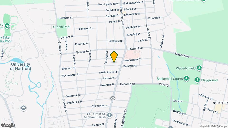 128 Branford St Map and Location Details