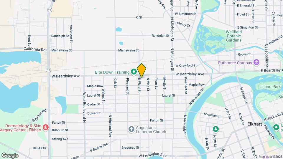 716 N Ward St Map and Location Details