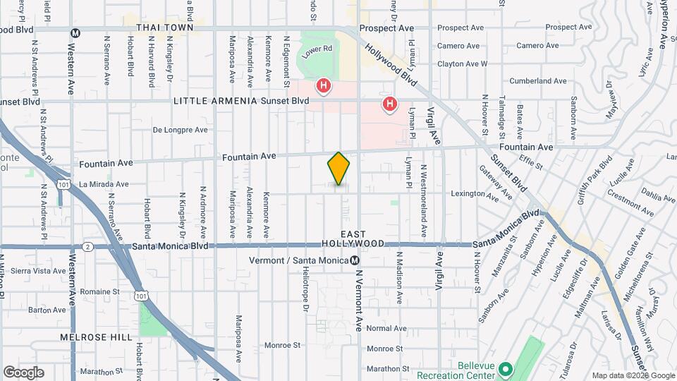 4733 Lexington Ave Map and Location Details