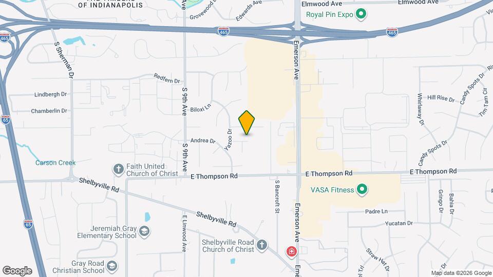 418 Andrea Dr Map and Location Details