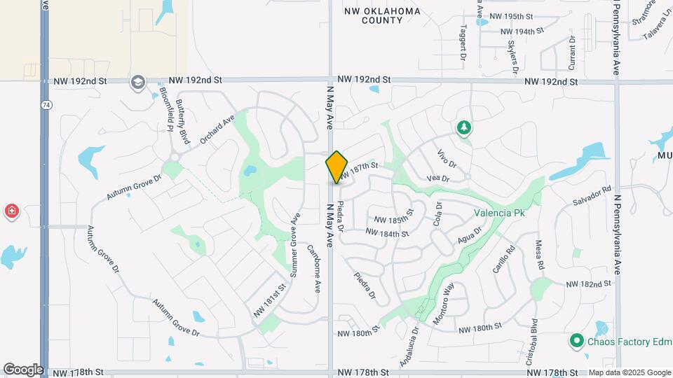 18717 Piedra Dr Map and Location Details