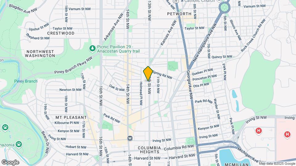 3620 13th St NW Map and Location Details