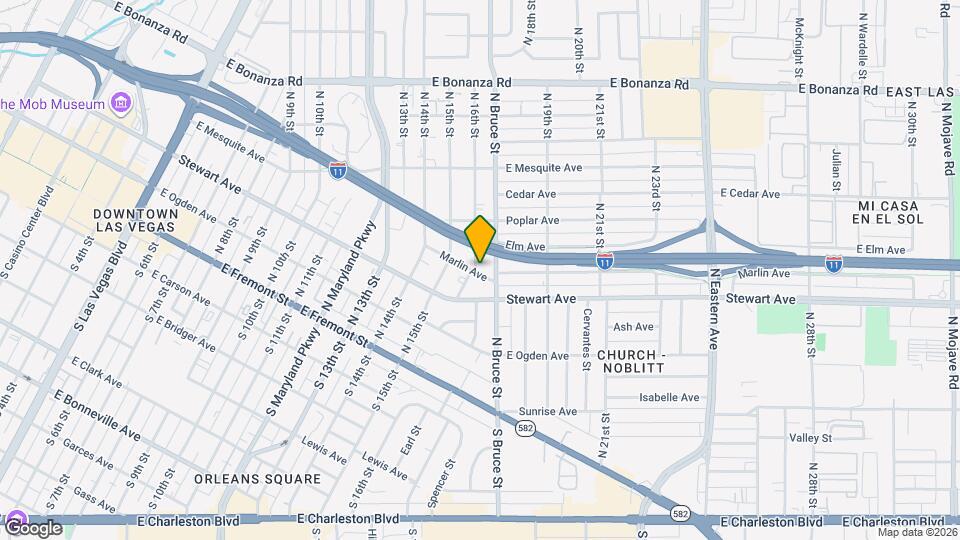 1601 Marlin Ave Map and Location Details