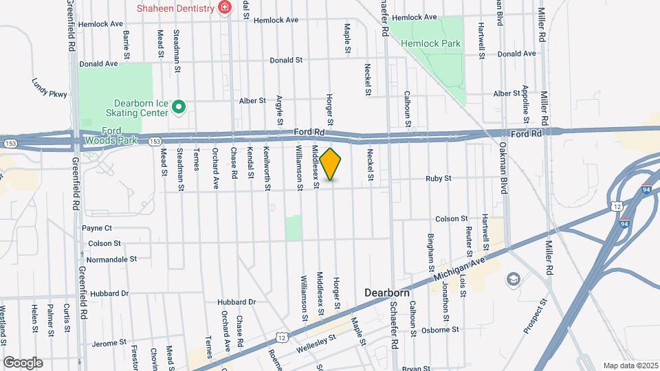 5403 Horger St Map and Location Details