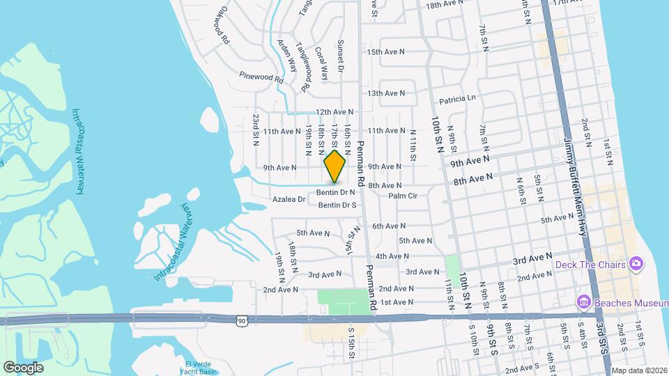 1539 Bentin Dr N Map and Location Details