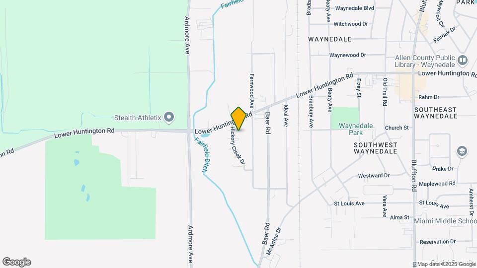 Hickory Creek Apartments Map and Location Details