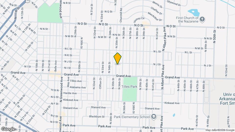 1114 N 35th St Map and Location Details