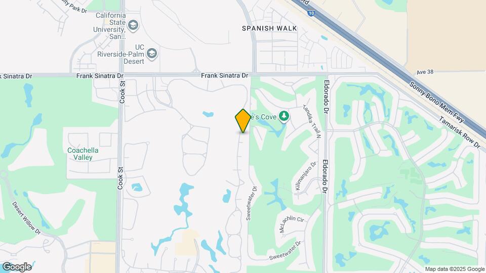 336 Desert Falls Dr E Map and Location Details