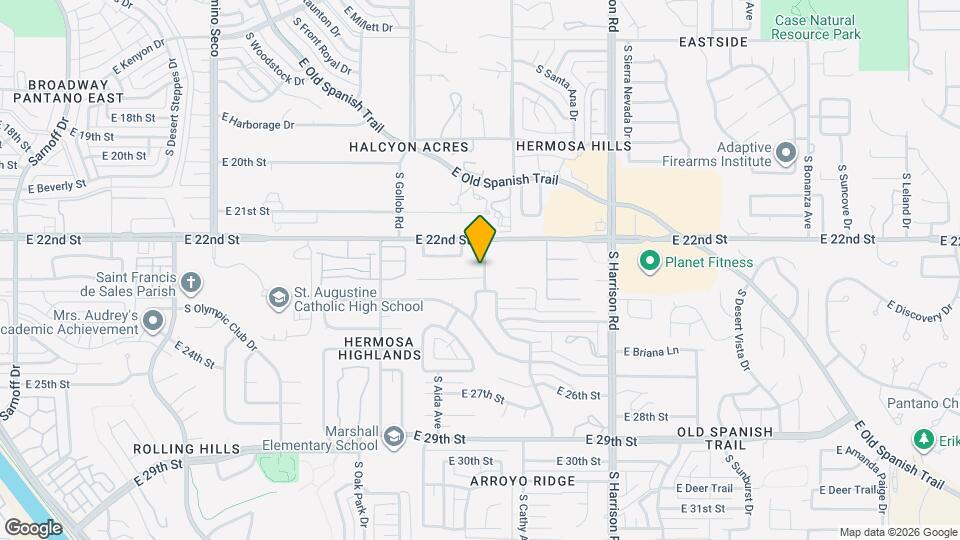 1238 S Brown Ave Mapa y Detalles de la Ubicación