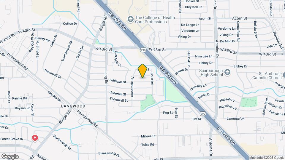 6326 Feldspar St Map and Location Details