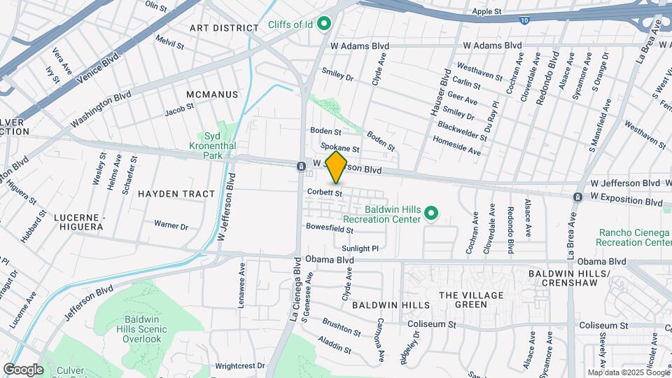 5725 Corbett St Map and Location Details