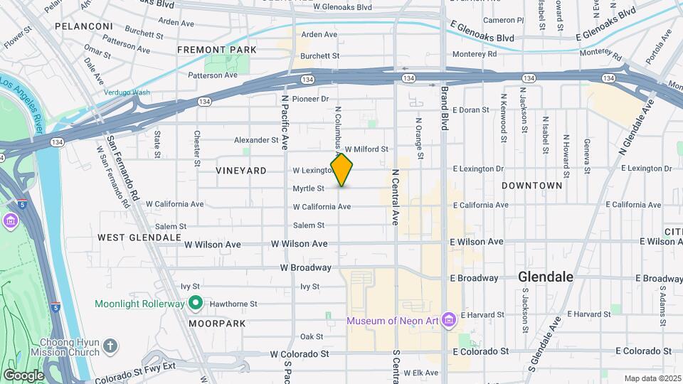 370-378 Myrtle St Mapa y Detalles de la Ubicación