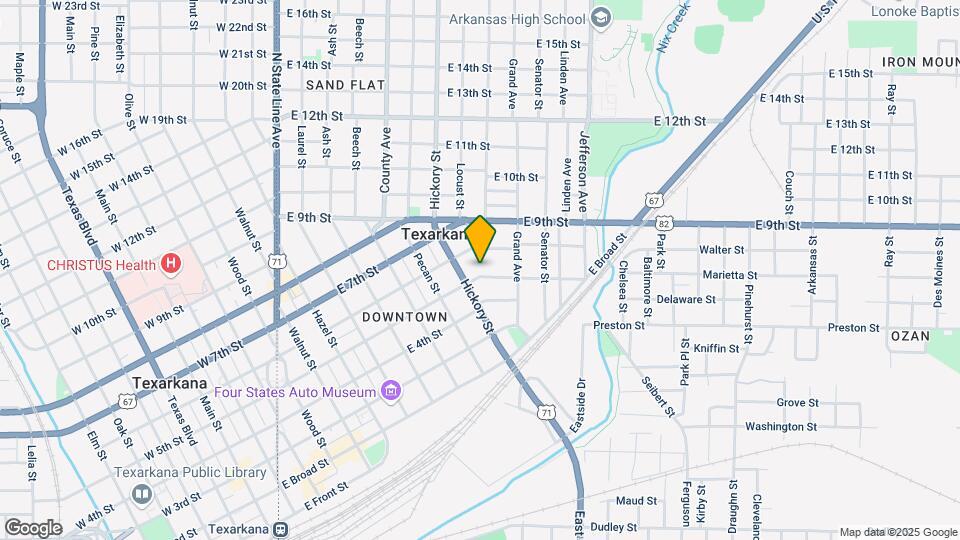 915 E 5th St Map and Location Details