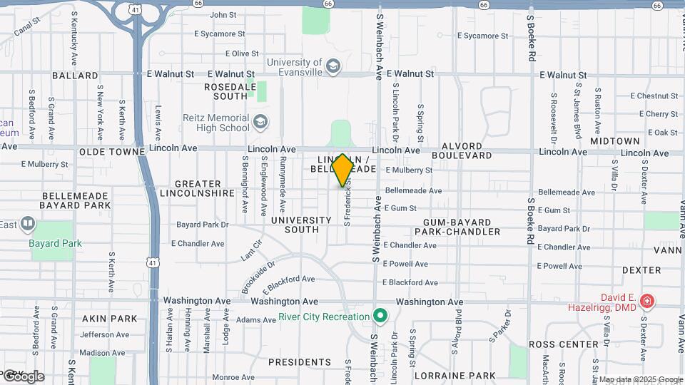 1825 Bellemeade Ave Map and Location Details