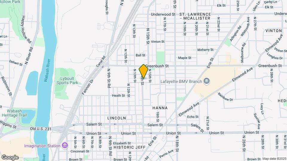 1309 N 14th St Map and Location Details