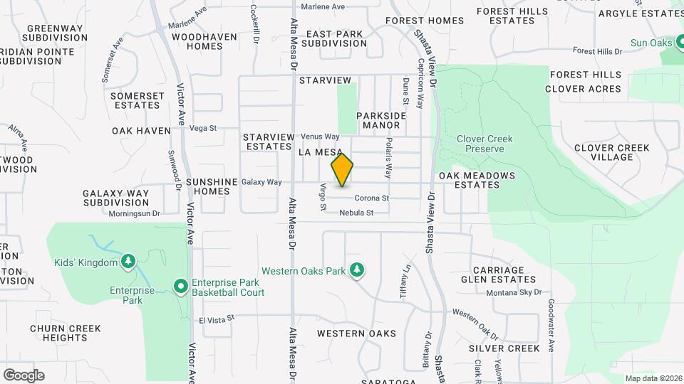 2326 Corona St Map and Location Details