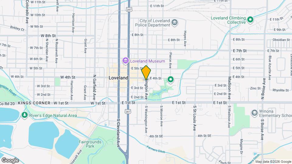 347 N Washington Ave Map and Location Details