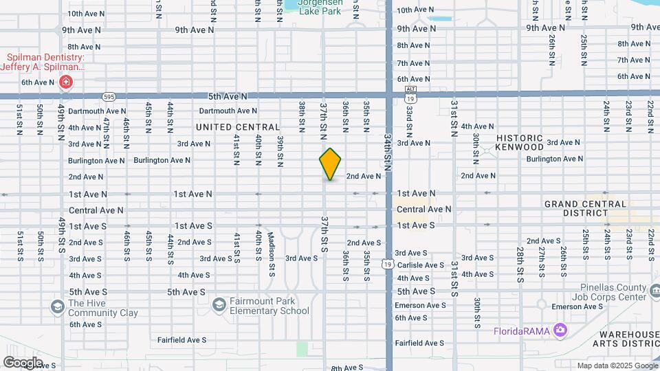 3655 1st Ave N Map and Location Details