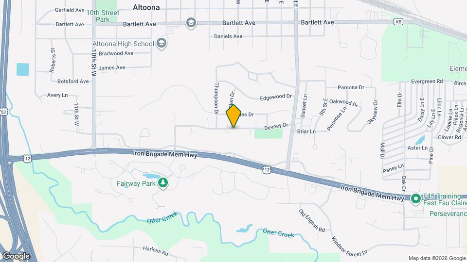 1509 Devney Dr Map and Location Details