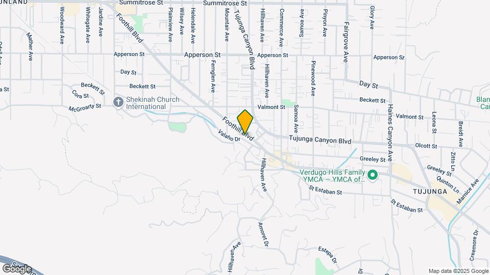 7320 Foothill Blvd Map and Location Details
