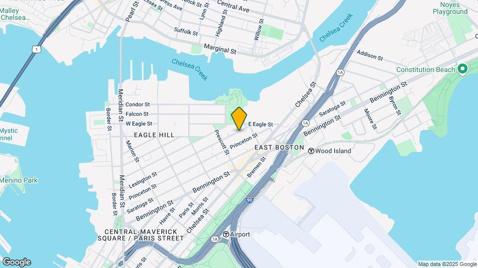 291 Lexington St, Unit 01 Map and Location Details