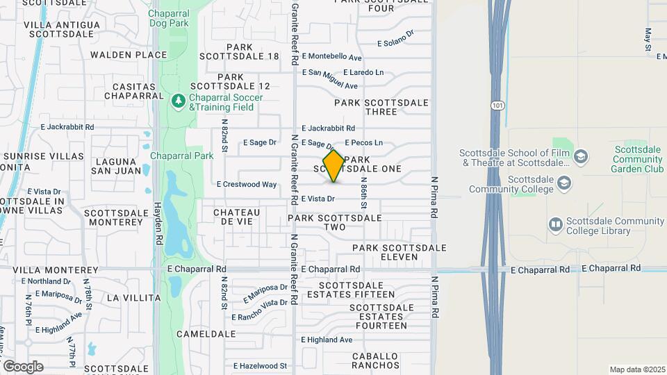 8507 E Plaza Ave Map and Location Details