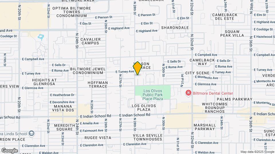 4327 N 28th St Mapa y Detalles de la Ubicación