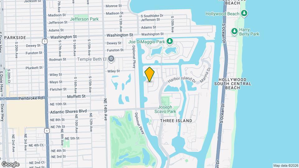 1529 Shoreline Way Map and Location Details