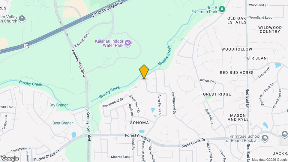2372 Paradise Ridge Dr Map and Location Details
