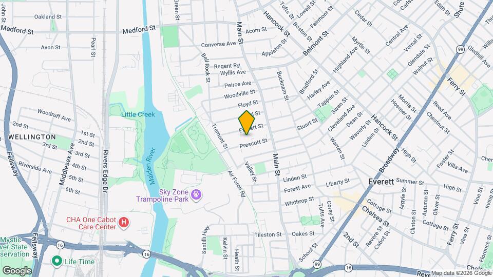 43 Prescott St Map and Location Details