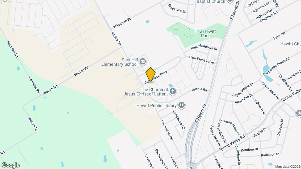 606 Hilltop Map and Location Details