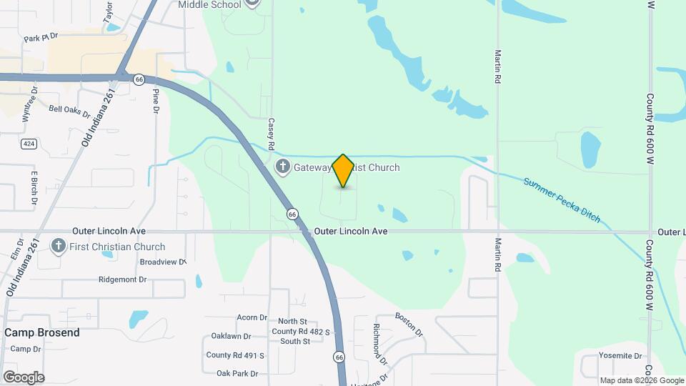 6956 Barlow Ct Map and Location Details