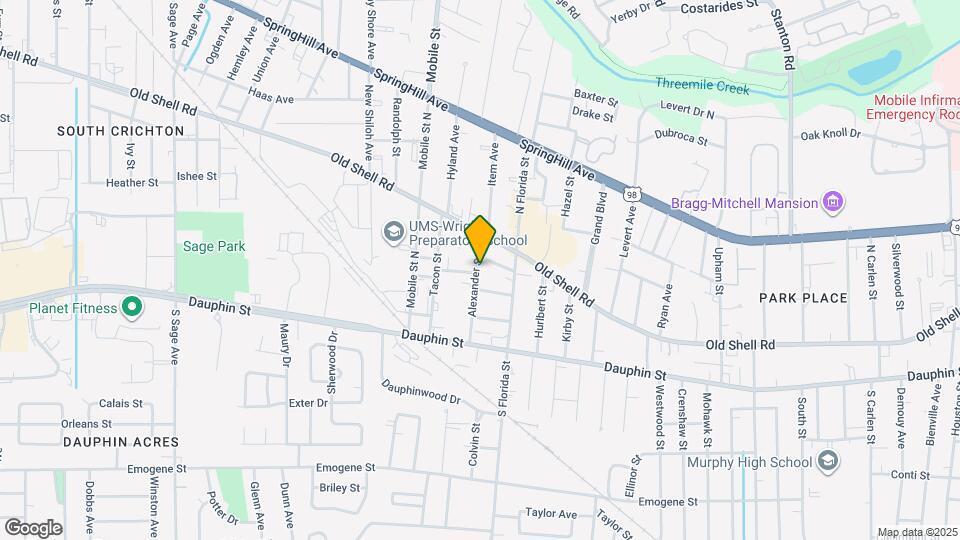 58 Alexander St Map and Location Details