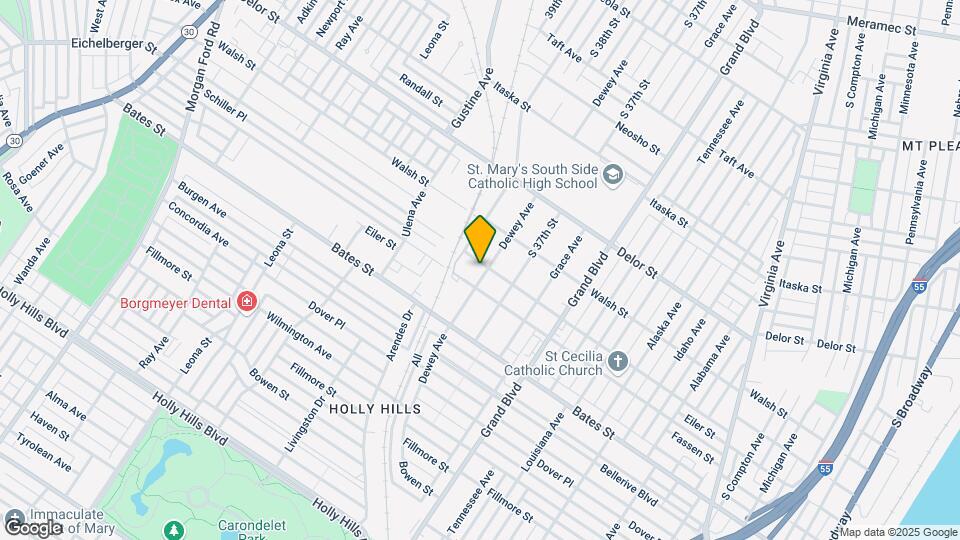 5403 Dewey Ave Map and Location Details