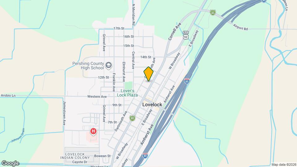 1145 Cornell Ave Map and Location Details