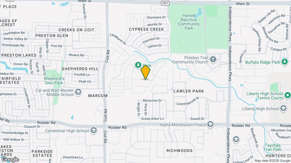13389 Crestmoor Dr Map and Location Details