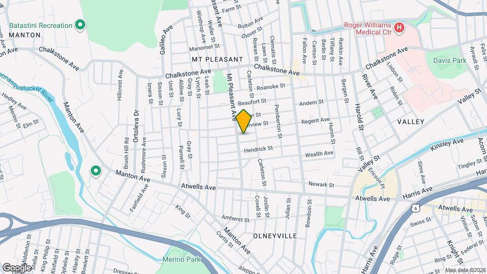 26 Chaucer St, Unit 1 Map and Location Details